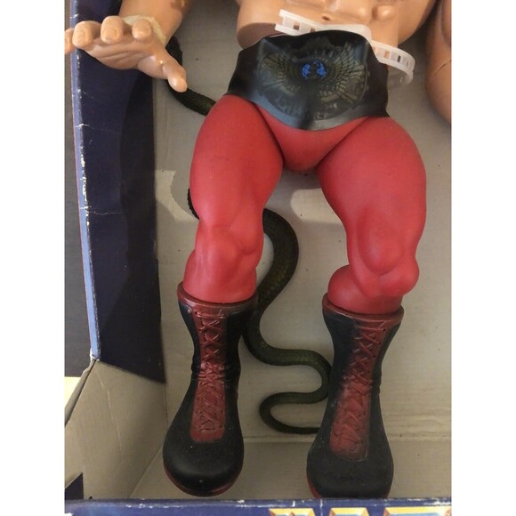 WWF Jake The Snake Roberts Star Toys Wrestling Superstar Figure Toy Vintage 15" - Picture 14 of 14